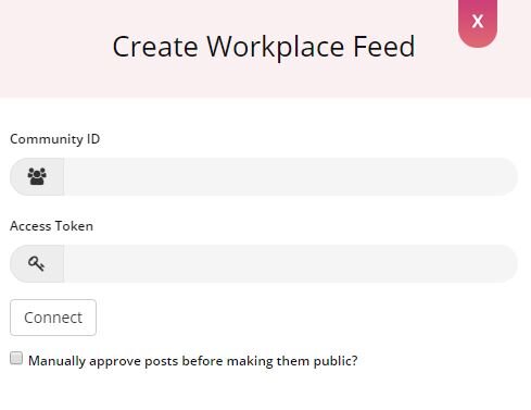 Create Workplace Feed