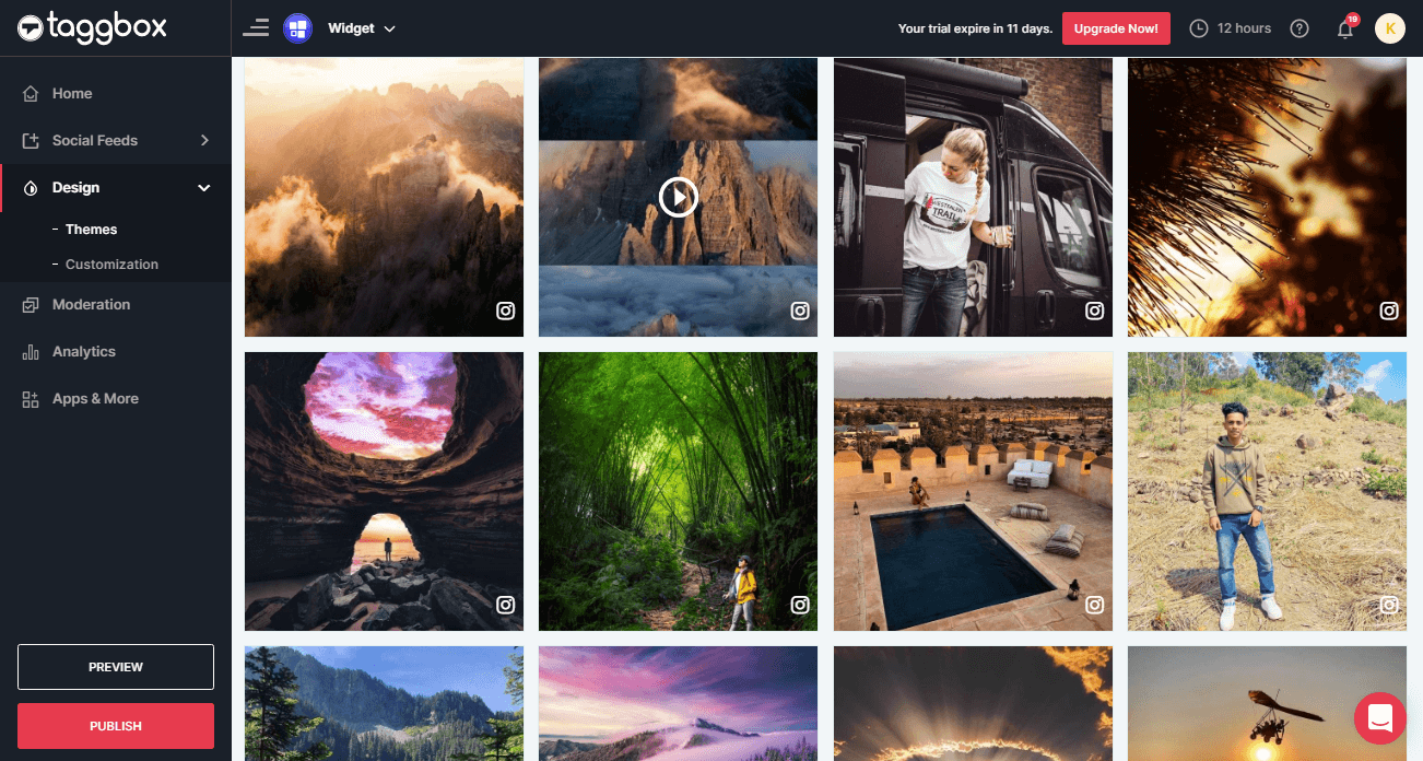 how to add Instagram Business account feeds to websites