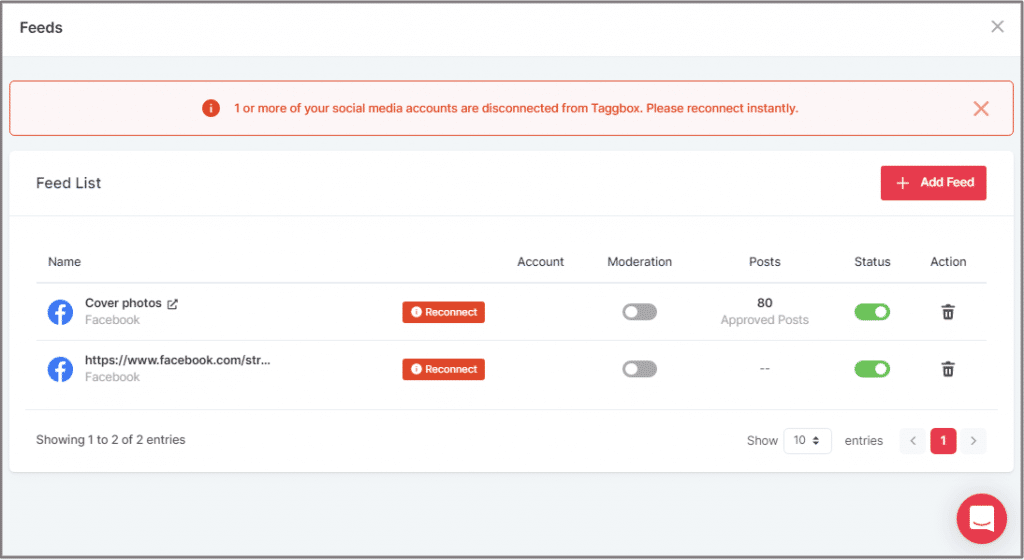 Reasons For Token Expiration Popup Taggbox Support