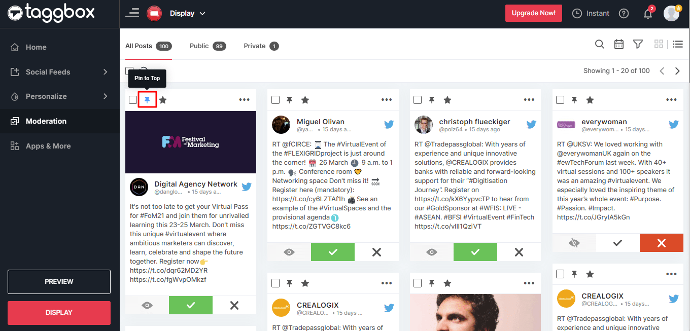 How to use Moderation Panel?