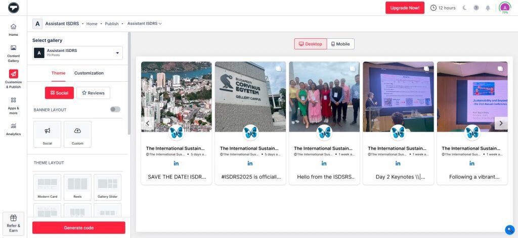 customize feed