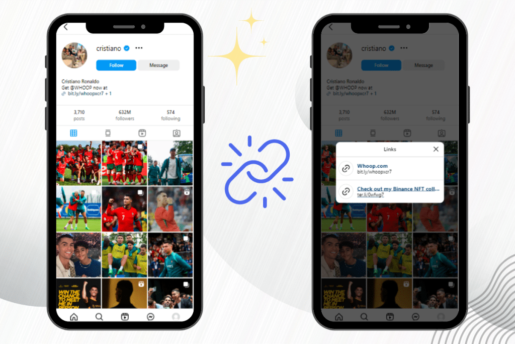 Cristiano Ronaldo link in bio