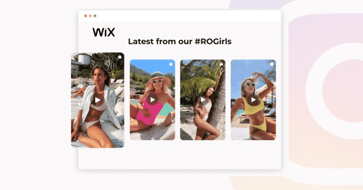 Embed instagram reels on wix