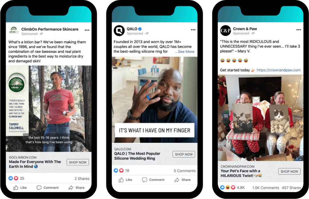 UGC Facebook Ads