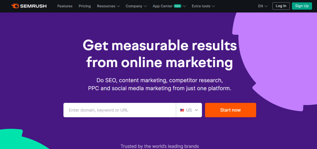 Semrush - top b2b marketing tools
