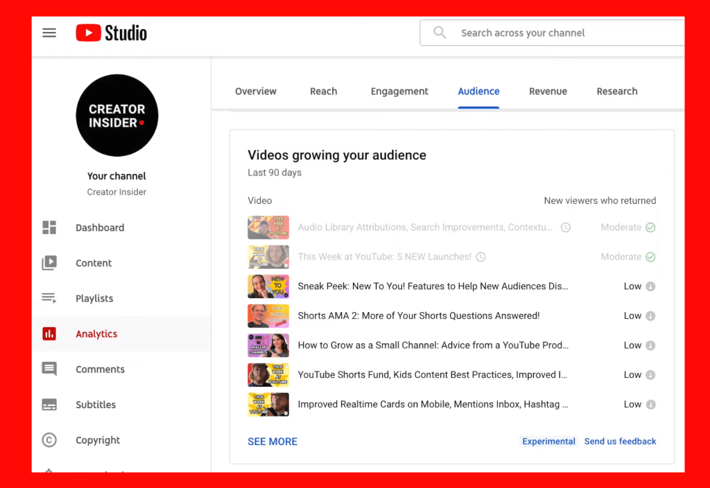 youtube studio - Youtube creator tools