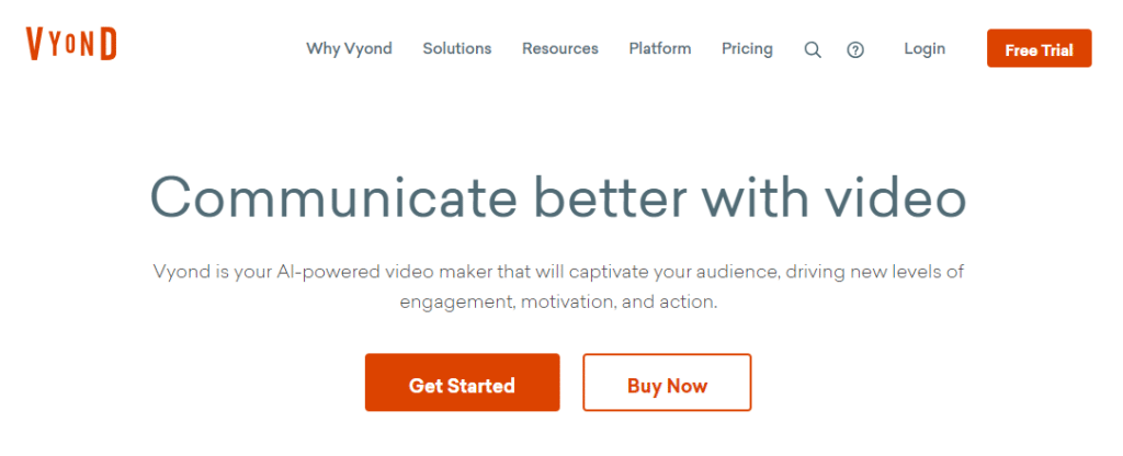 Vyond - Best video marketing tools