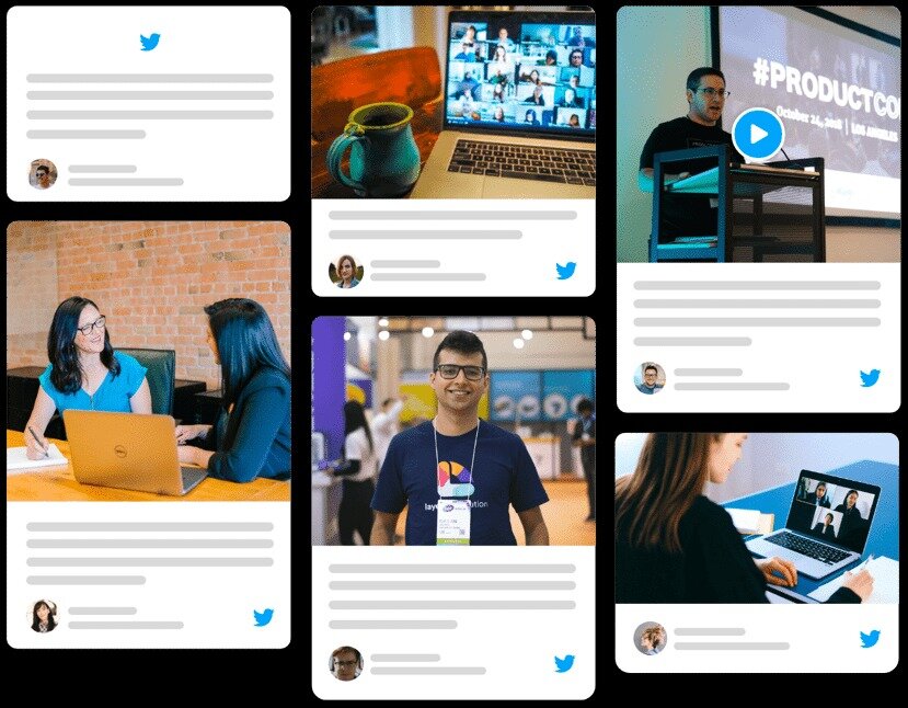 Twitter wall for events